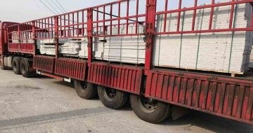 台州 白麻荔枝面外墙干挂，工厂装车日常