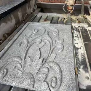 台州 白麻别墅干挂雕花板