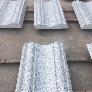 台州 白麻花岗岩光面别墅线条