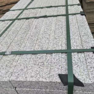 台州 白麻花岗岩直行盲道石，盲条，地铺石