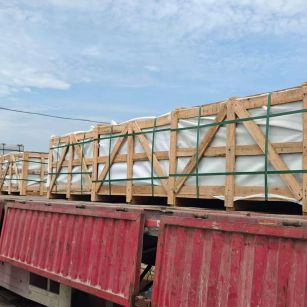 台州 芝麻白花岗岩地铺石出口专车-泰国游