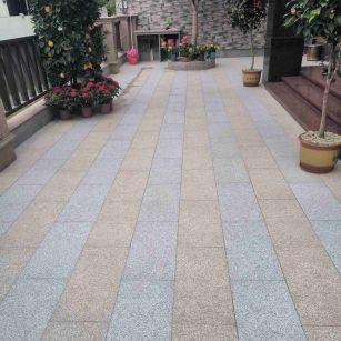 台州 黄金麻白麻荔枝面庭院铺装展示