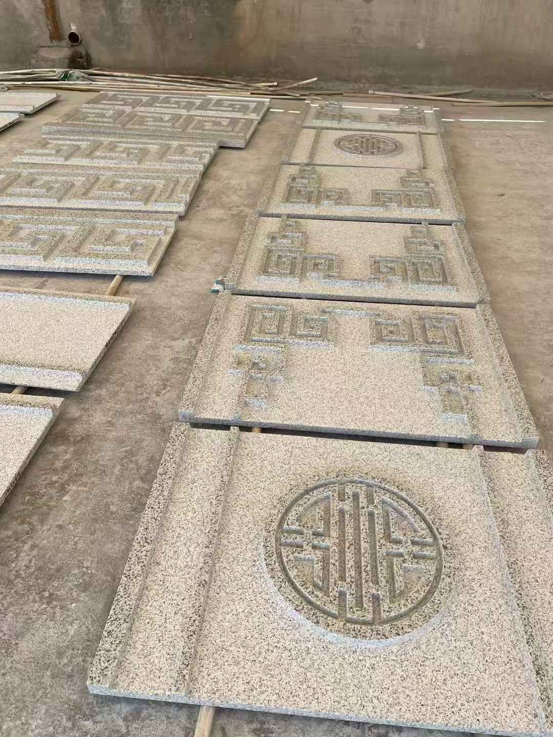 台州 白麻花岗岩外墙立面雕刻板