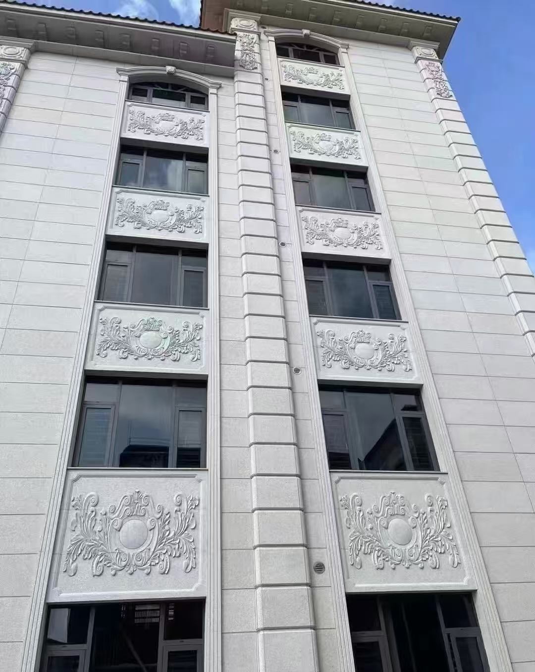 台州 白麻荔枝面花岗岩别墅外墙干挂