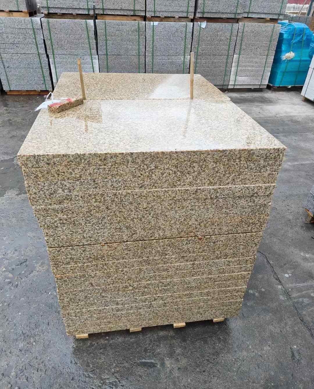 台州 湖北黄金麻花岗岩石材荔枝面外墙石材