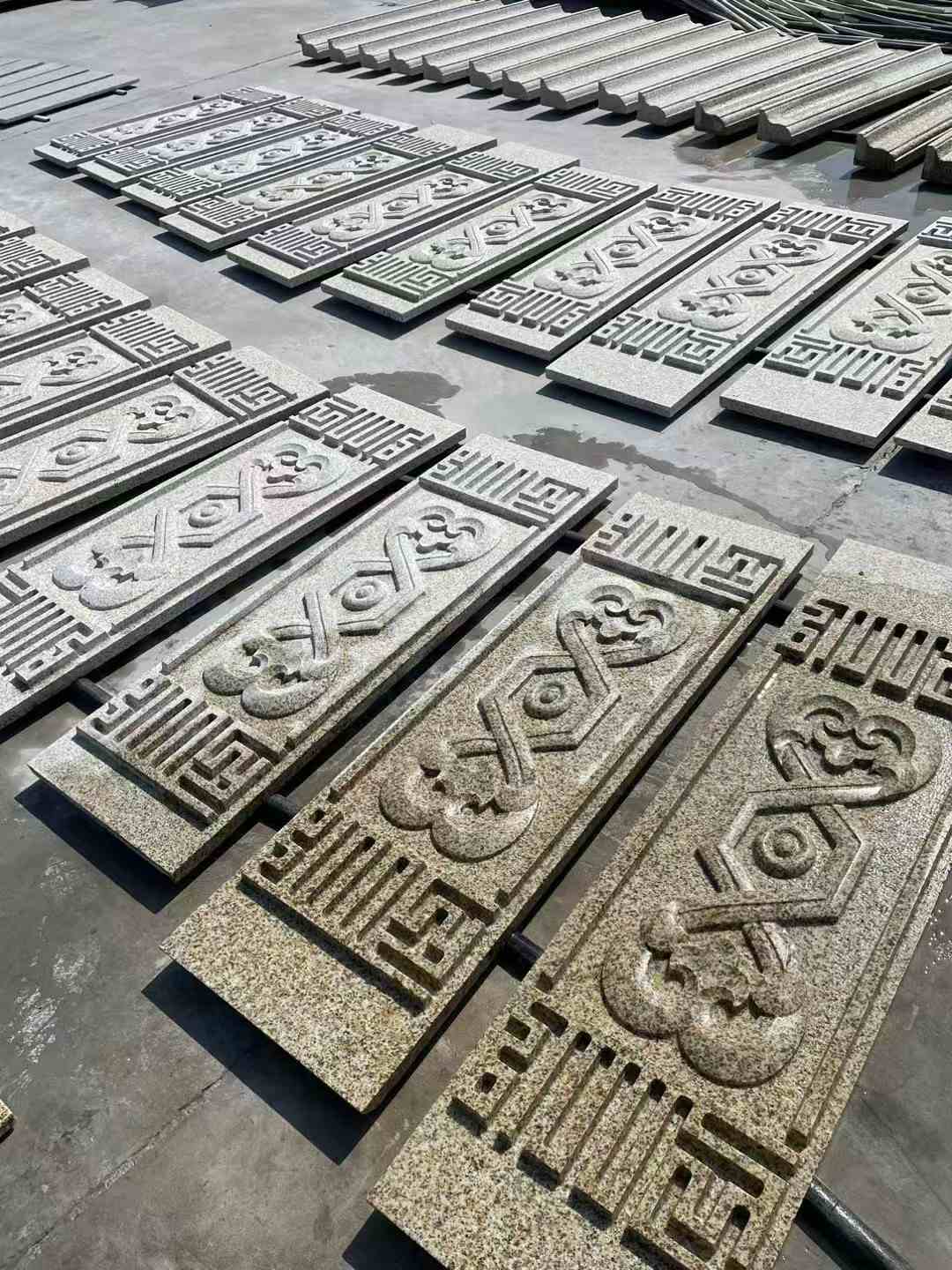 台州 黄金麻花岗岩外墙雕刻板