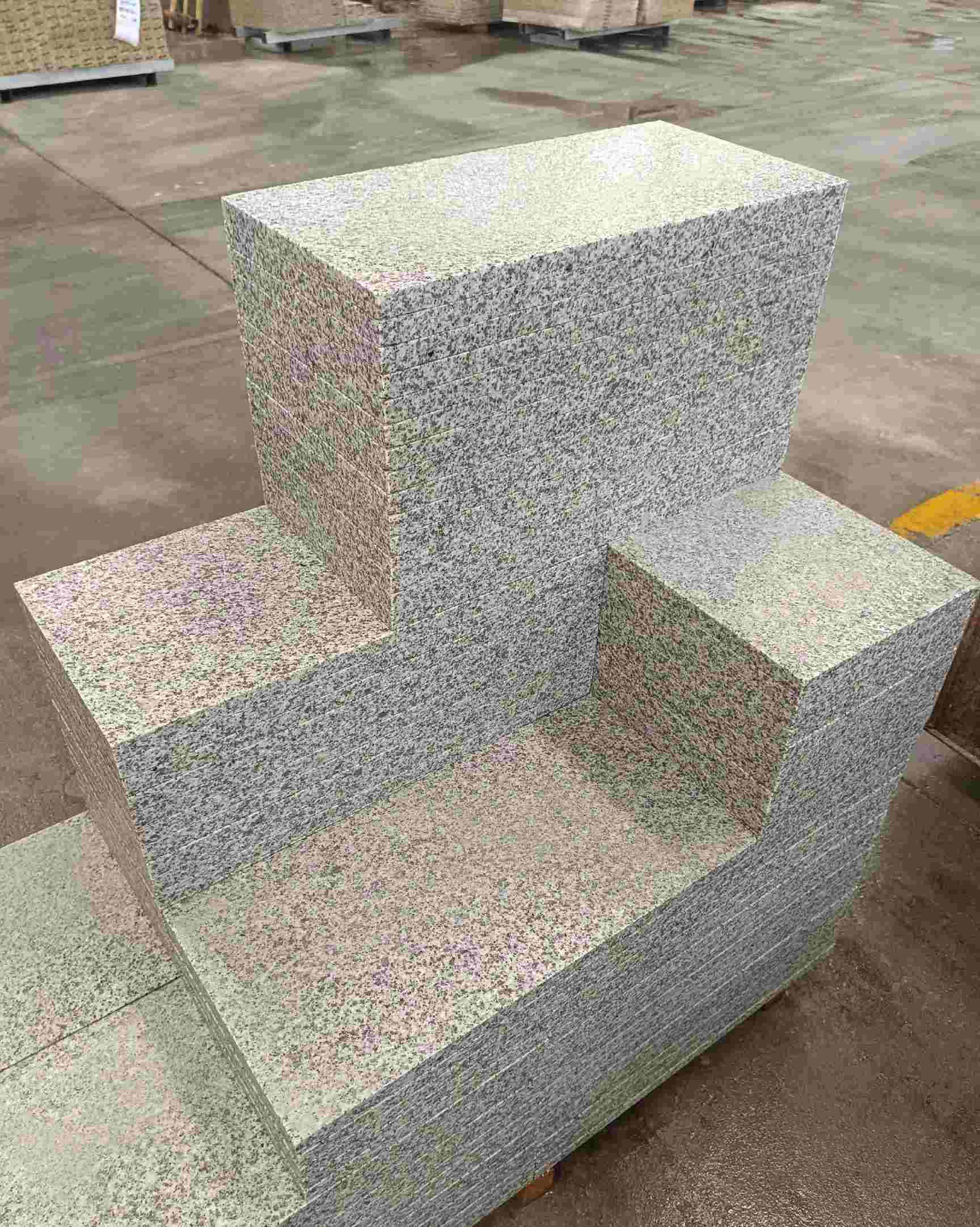 台州 白麻花岗岩荔枝面地铺石