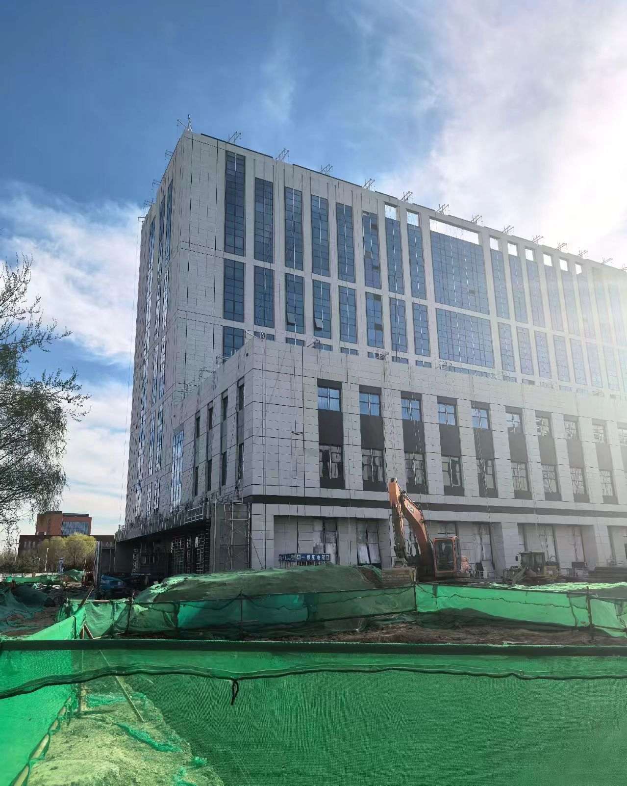 台州 白麻花岗岩石材外墙干挂