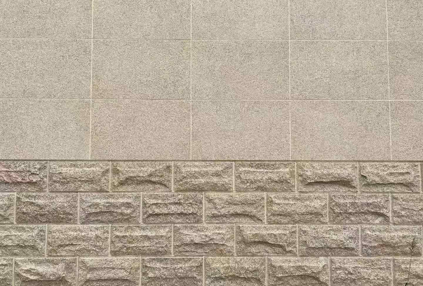 台州 黄金麻自然面蘑菇石配荔枝面干挂