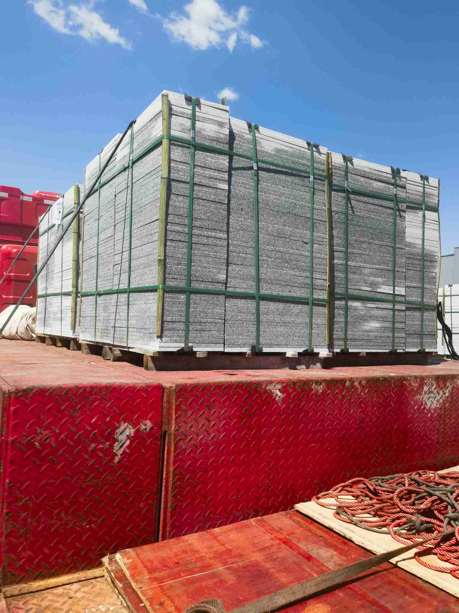 台州 芝麻白火烧规格板地铺石300*600/600*600